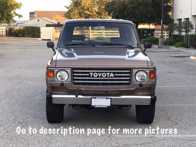 1987 toyota land cruiser fj 60 62 80 40 tlc landcruiser california, low miles
