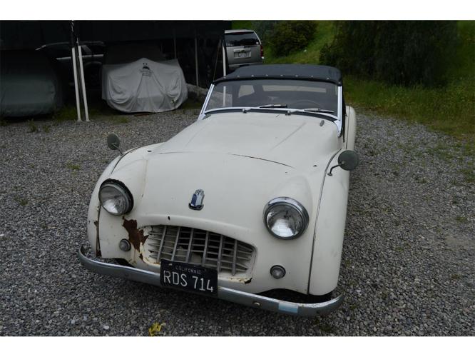 1957 triumph tr3 in el cajon, california