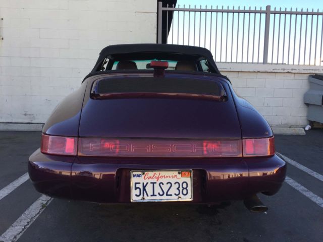 1991 porsche 911 cab. needs tlc
