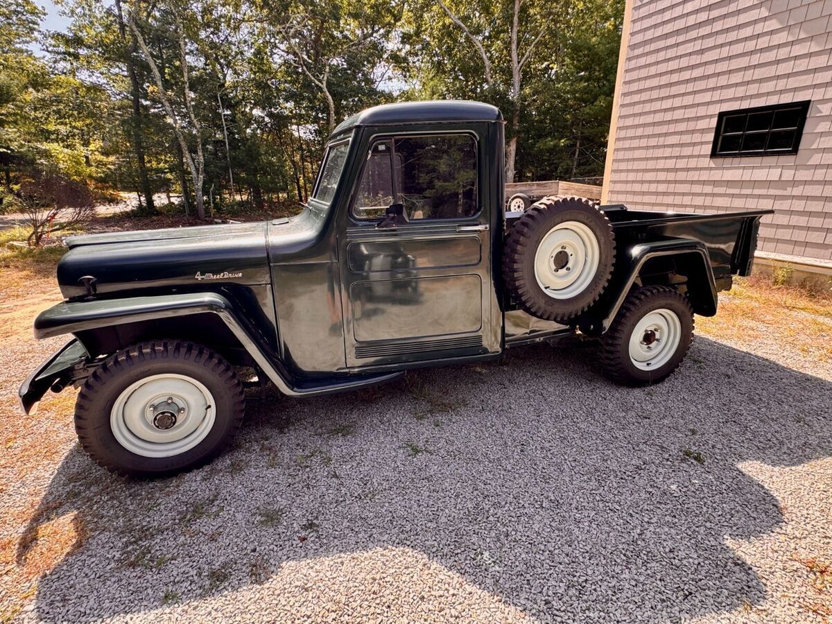 1952 jeep willys truck with 4-cylinder engine and manual transmission