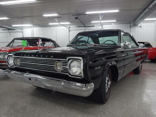 1966 plymouth satellite 29 miles black 426 4-speed manual