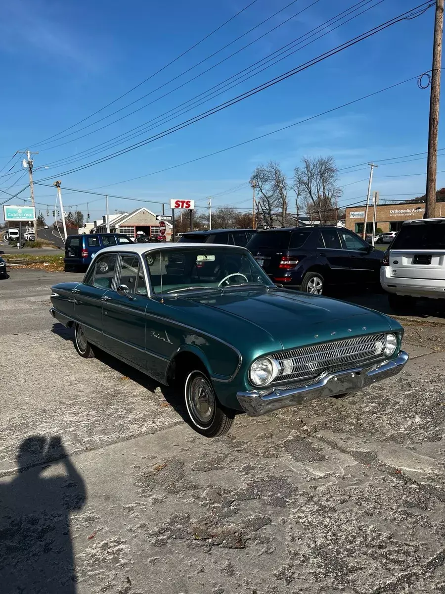 1961 ford falcon sedan blue rwd automatic