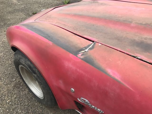1975 corvette stingray runs & moves great restoration project