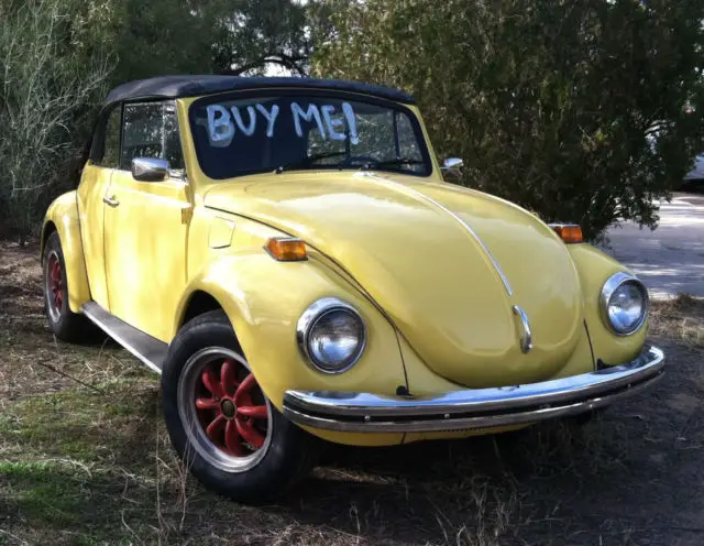 nice 1971 karmann body convertible bug roadster