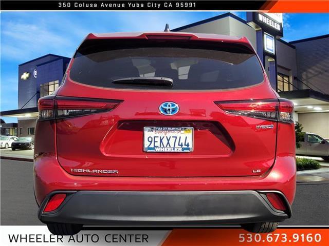 2023 toyota highlander hybrid le