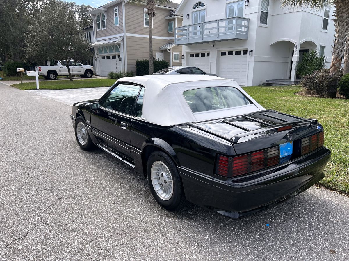 1989 ford mustang 25th anniversary gt convertible
