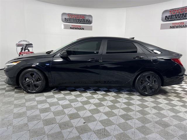 2021 hyundai elantra hev blue
