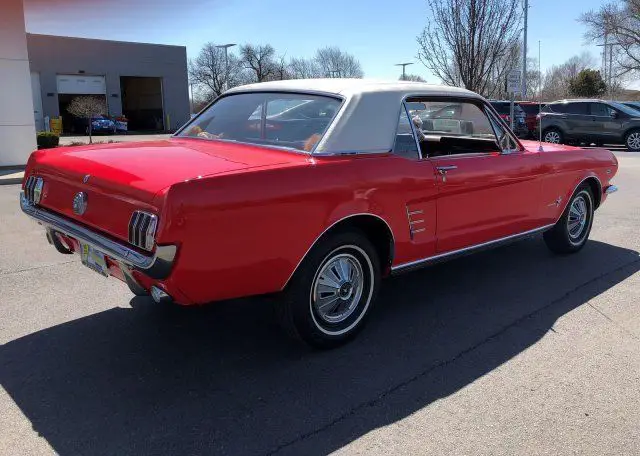 1966 coupe used v8 289 automatic red