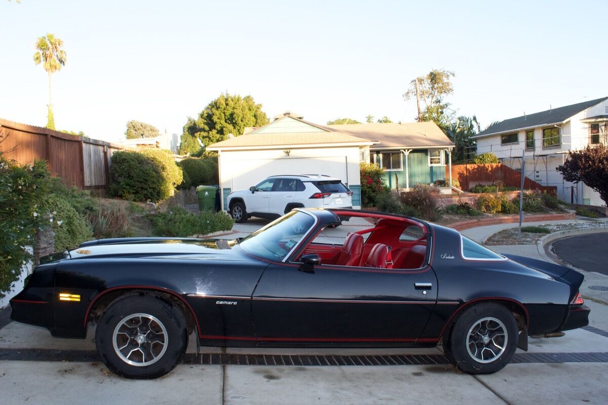 1981 chevrolet camaro berlinetta, 5.0 liter 4bbl. v8, coupe, t-top roof