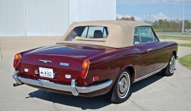 1972 rolls royce corniche convertible