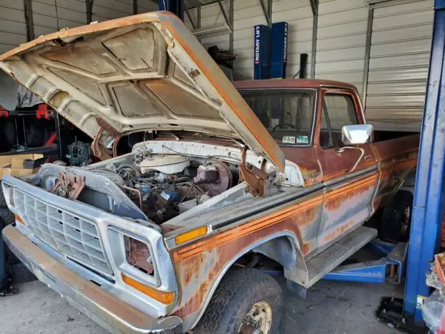 1979 ford f-150 pickup grey 4wd automatic ranger explorer