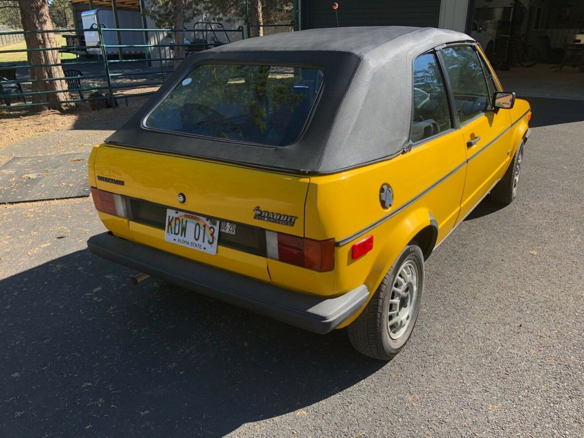 1982 volkswagen cabriolet edition