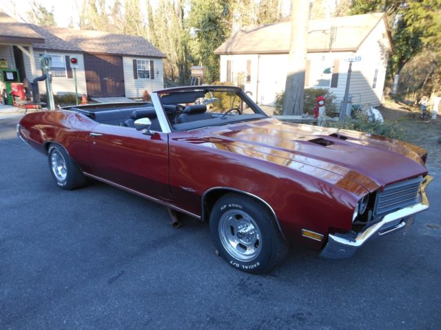 1972 buick skylark custom convertible w/ gs hood project much done