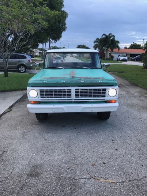 1970 ford f-250 sport custom long bed pickup