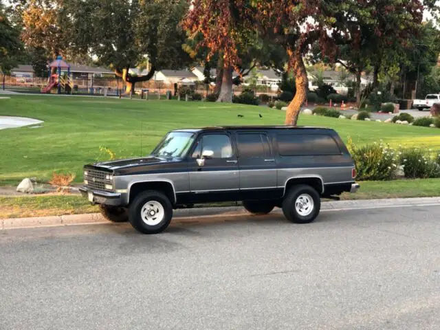 1990 chevrolet suburban 2500 4x4 5.7l 350 silverado package fully loaded