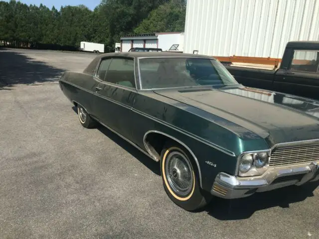1970 chevrolet caprice coupe factory original 454/390 hp