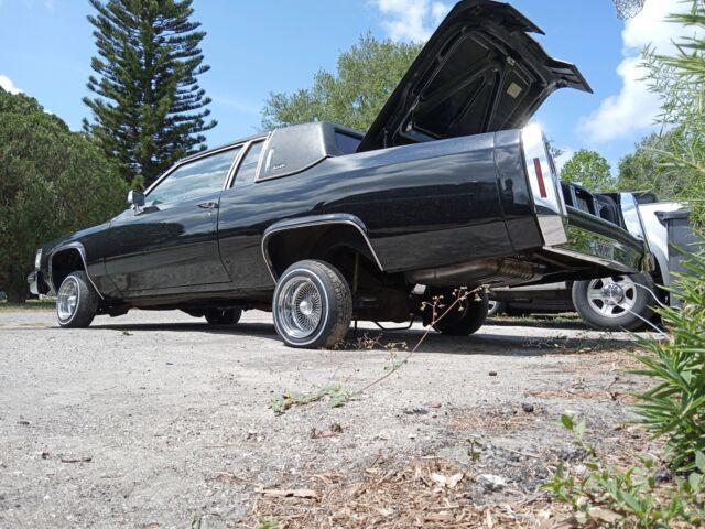 1984 cadillac deville coupe black rwd automatic