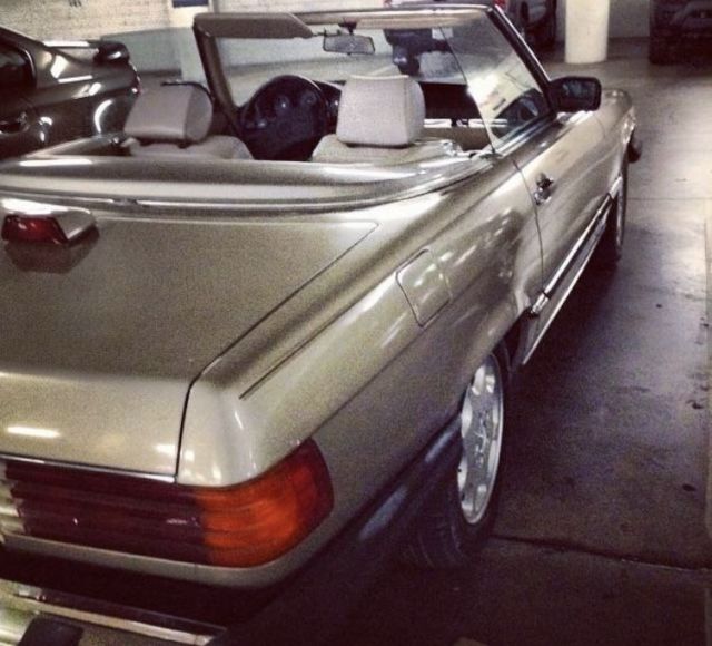 1986 560 sl hard top soft top