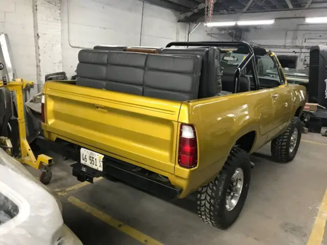 1977 dodge ramcharger convertible