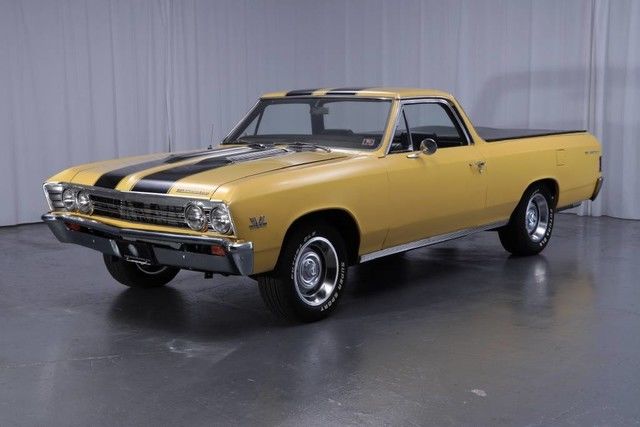 96265 miles1967chevroletel caminopickup truck396 c.i v8manualyellow