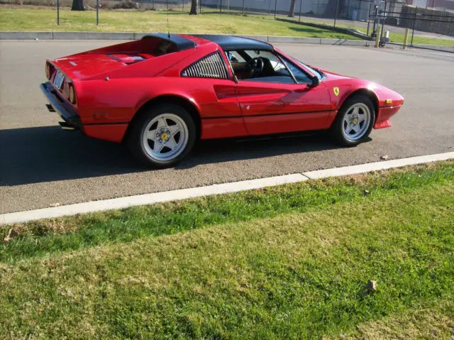 used 1984 ferrari 308 gts quattrovalvole red convertible 2-dr 3.0l v8 16v dohc m