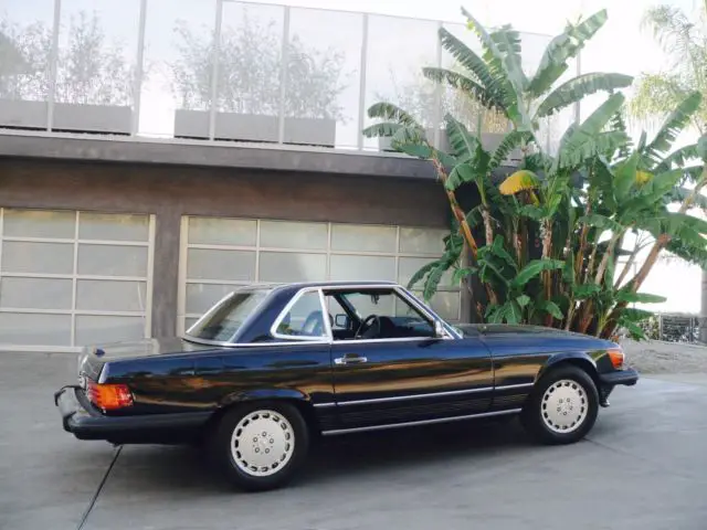 exceptionally clean 560sl roadster - rare triple black (same as 1989 model)