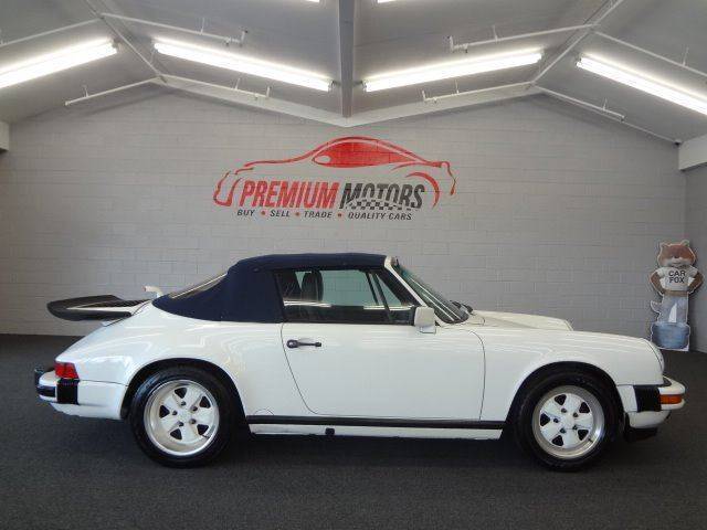 1989 porsche 911 carrera 2dr convertible manual 5-speed rwd h6 3.2l gasoline