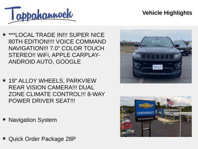 2021 jeep compass 80th special edition