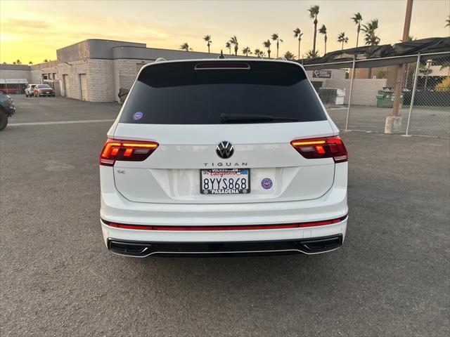 2022 volkswagen tiguan 2.0t se r-line black