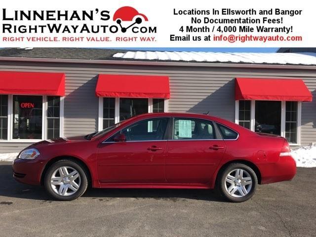 2013 chevrolet impala lt fleet lt fleet 4dr sedan for sale in bangor, maine