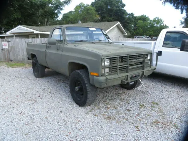 1986 chevrolet chevy d30 3/4 4x4 diesel military silverado truck 72k miles
