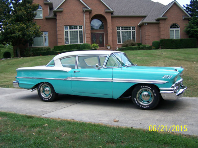 1958 chevrolet 2 door biscayne custom all new with air