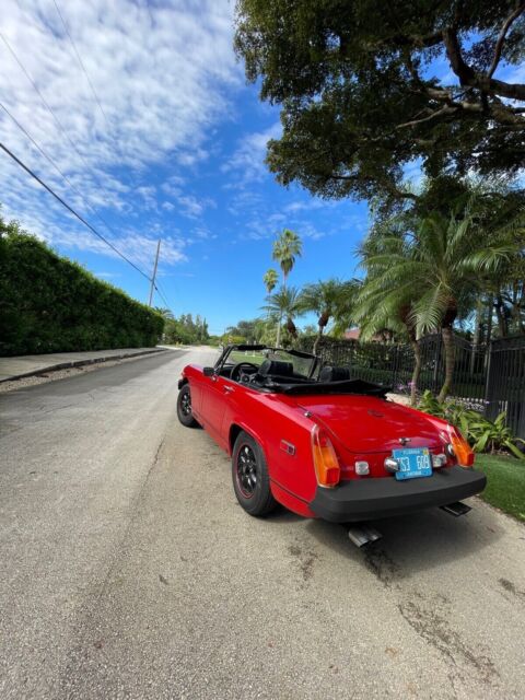 1976 mg midget convertible red rwd manual 2dr