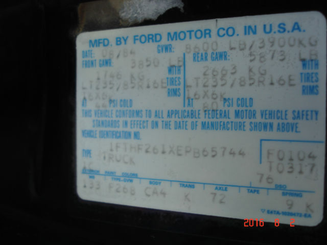 1984 ford f250 6.9l diesel with banks turbo 4x4 lifted rebuilt motor / tranny