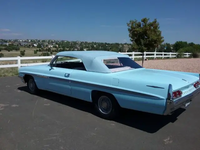 1961 pontiac bonneville convertible phs card matching #'s 389 tri-pwr 4 speed