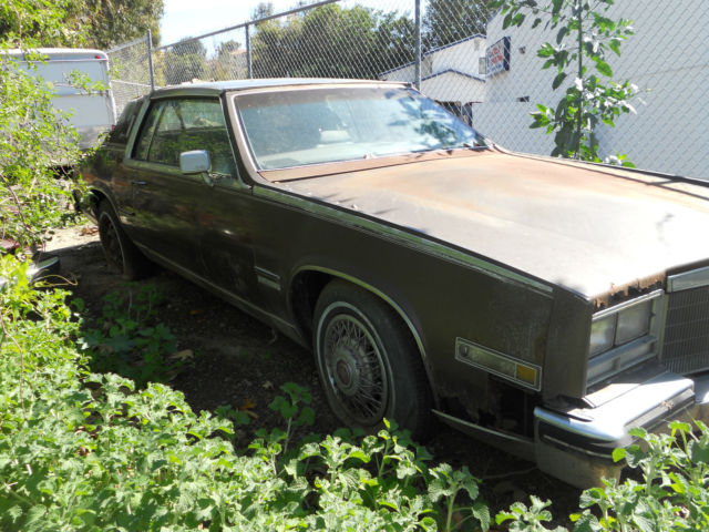 cadillac 84 eldorado biarritz 86,000 miles 4 or 6 or 8 cylinder as needed