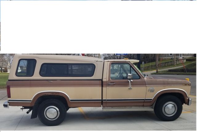 1986 ford f-250 f250 2wd pickup work shop truck 6.9l v8 diesel 3 speed automatic