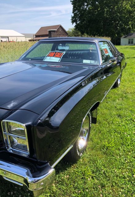 1976 chevy monte carlo - rare triple black