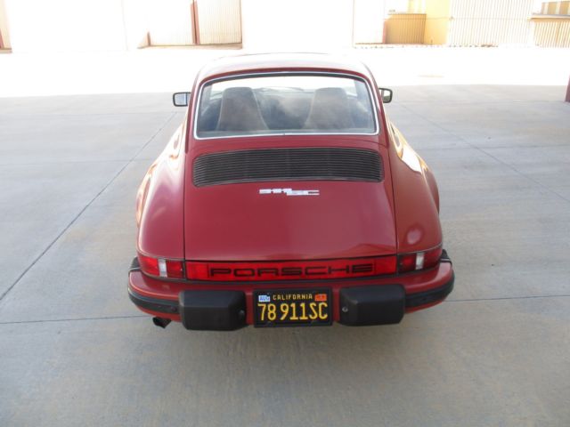 1978 porsche 911sc sunroof coupe, solid california driver