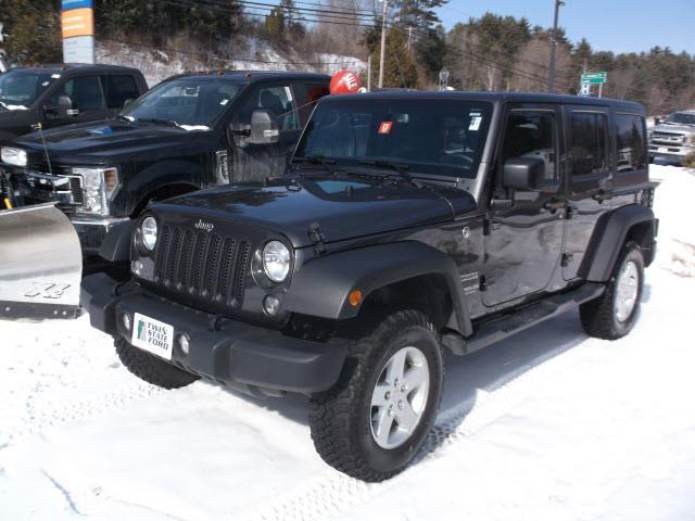 2016 jeep wrangler unlimited sport s 4x4 sport s 4dr suv for sale in johnsbury, vermont