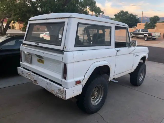 1969 ford bronco half cab u14 302 c4 runs and drives