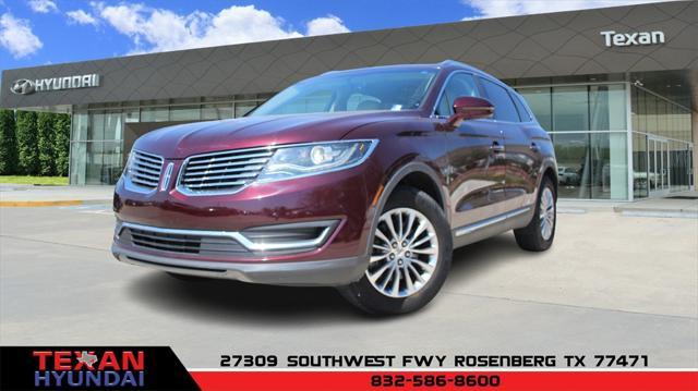2018 lincoln mkx select