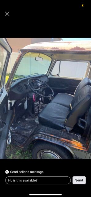 1974 volkswagen transporter van brown rwd manual