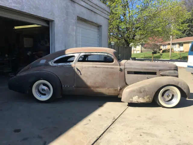 1937 buick custom street rod project chopped 1947 pontiac aerosedan roof rat hot