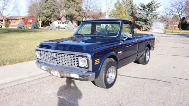 1972 chevrolet c10 cheyenne short wide box truck