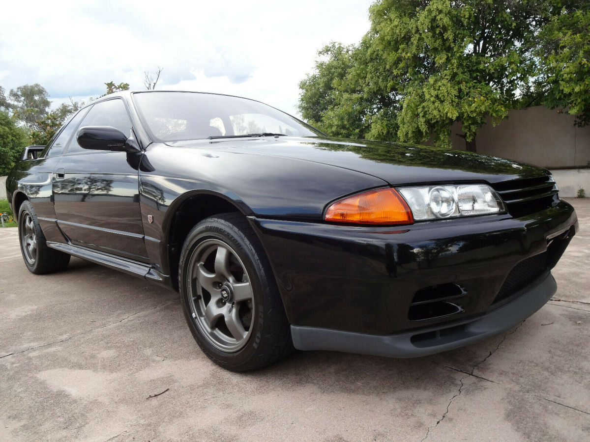 1989 nissan skyline gt-r r32 rhd oem black gtr legal clean title registered