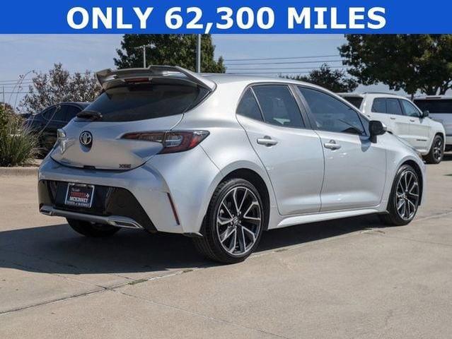 2020 toyota corolla hatchback xse