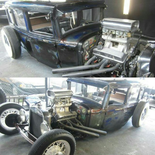 1930 ford hot rod slammed on air ride 383 stroker custom built bad azz ride