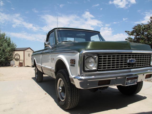 1971 chevy 3/4 ton 4 x 4 cheyenne