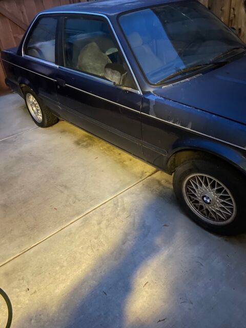 1988 bmw 325 coupe blue rwd manual 325e